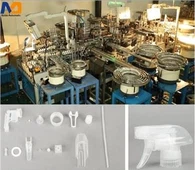 Allur plast trigger sprayer samsetningarvél